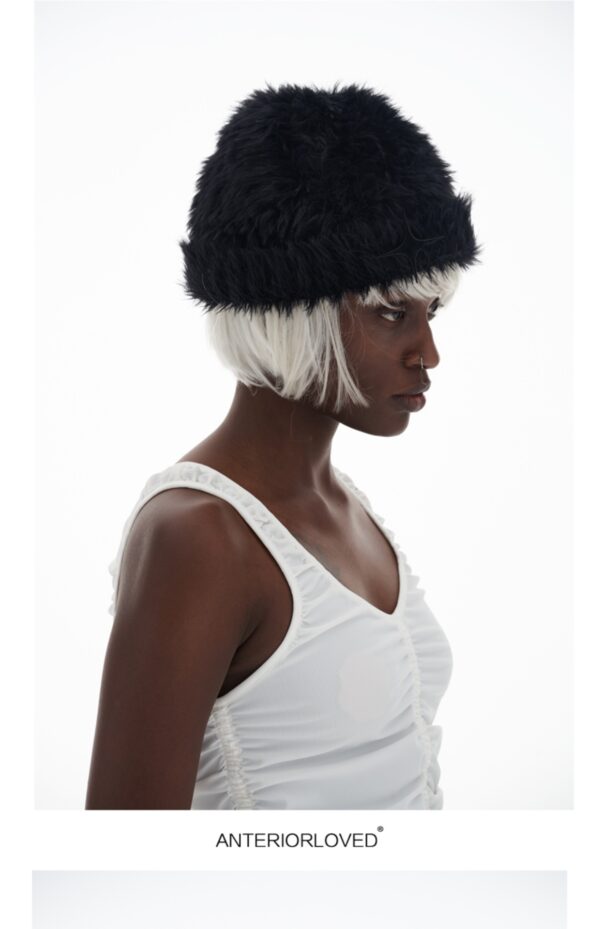 Unisex Faux Fur Winter Outdoor Travel Warm Beanie - Image 7
